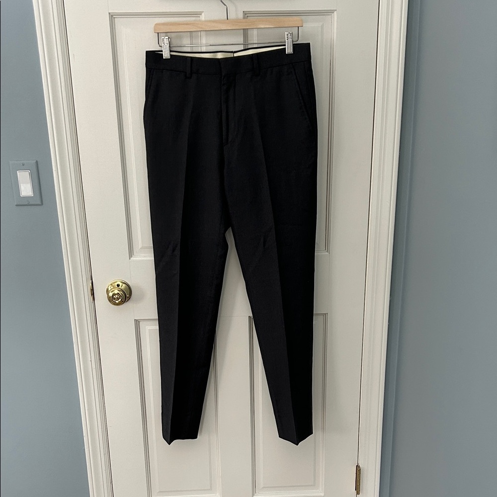 Polo Ralph Lauren Made in Italy Gray Dress Pants Like New! Size 32, 100% Wool